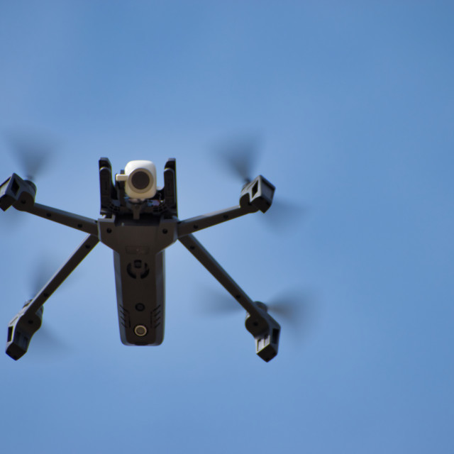 "Drone parrot anafi flying" stock image