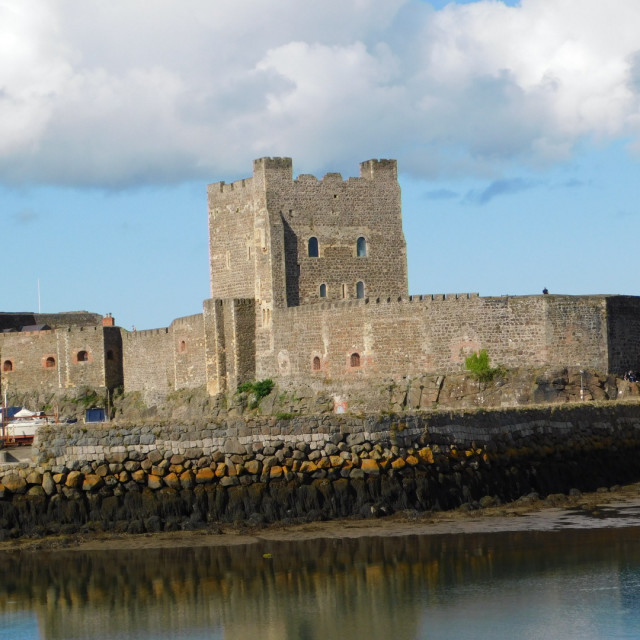"Carrickfergus castle" stock image