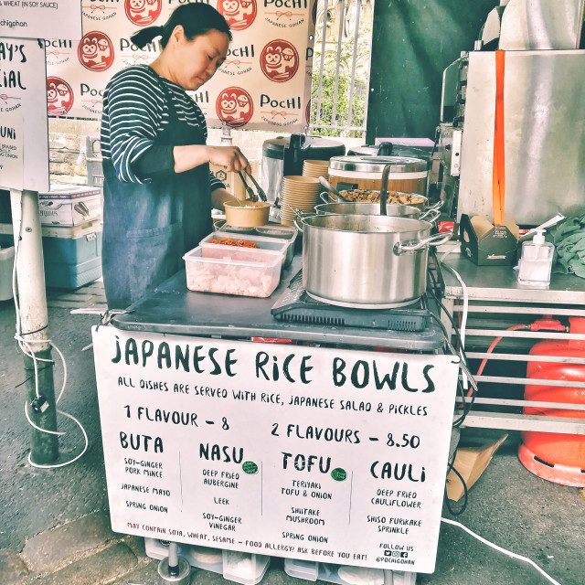 "Japanese street food" stock image