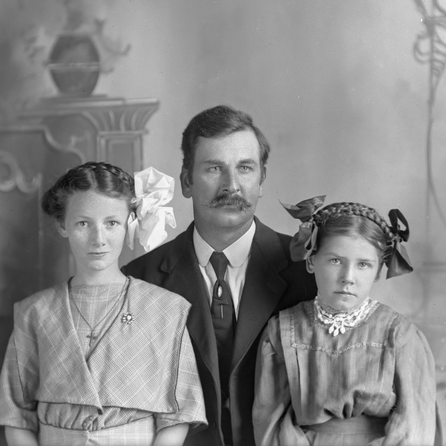 "Antique Family Portrait" by JOHN MOUNT - $25.10 "Antique Family Portrait" stock image