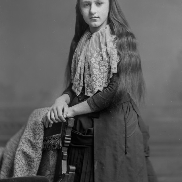 "Antique Portrait of Young Girl" by JOHN MOUNT - $25.10 "Antique Portrait of Young Girl" stock image