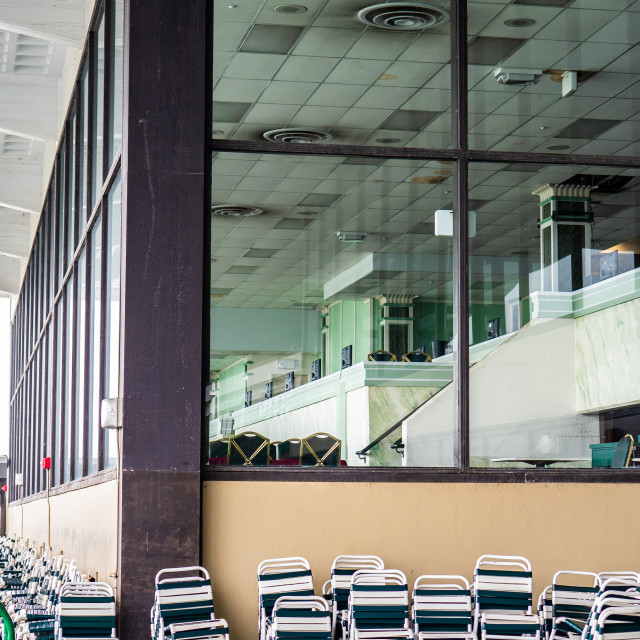 "Horse Track off season" by JOHN MOUNT - $25.14 "Horse Track off season" stock image