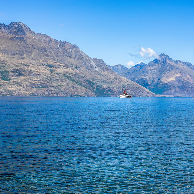 "TSS Earnslaw, Queenstown, NZ" stock image