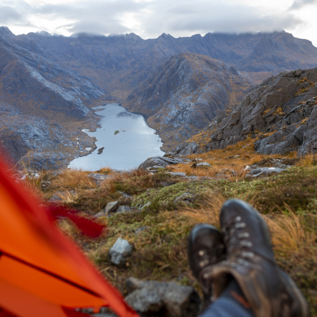 Wild Camping On The Top Of Sgurr Na Stri On The Isle Of Skye In Scotland License Download Or Print For 79 84 Photos Picfair