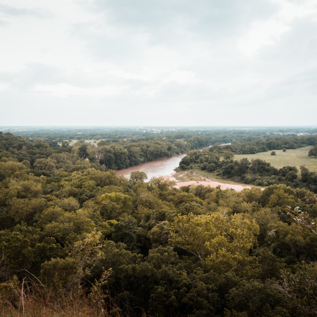 "Texan landscape" by Philip Mowbray - £10.00 "Texan landscape" stock image