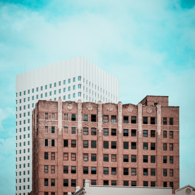 "Galveston Architecture" stock image