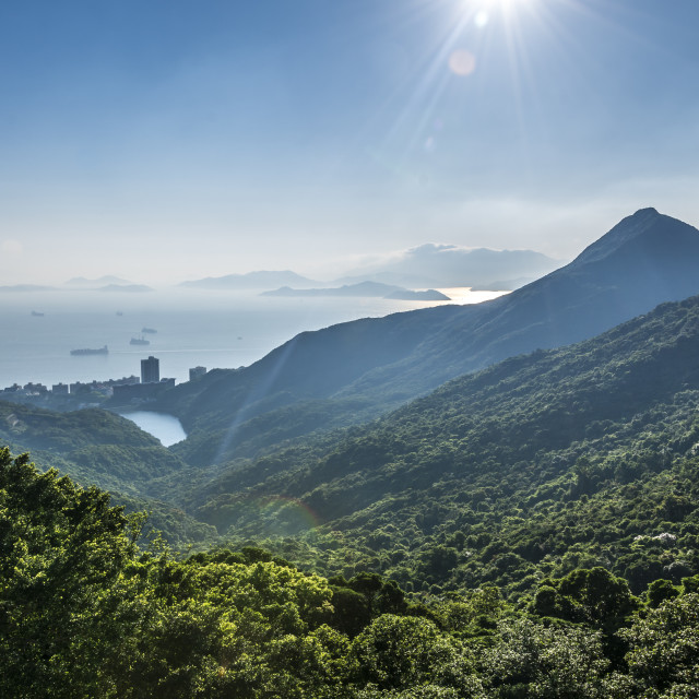 "Hong Kong Island View" stock image