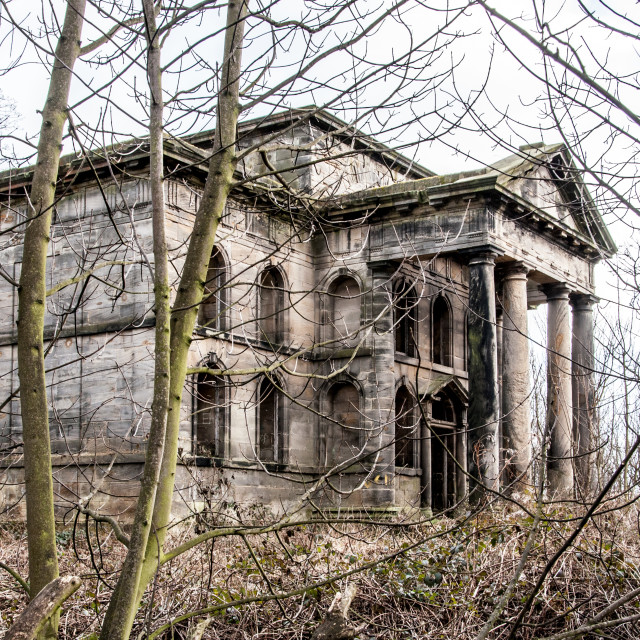 Abandoned Mausoleum in northumberland License, download