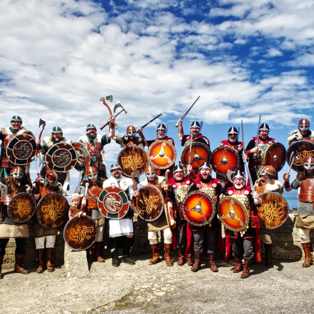 "Vikings" by Barry Whyte - £15.00 "Vikings" stock image