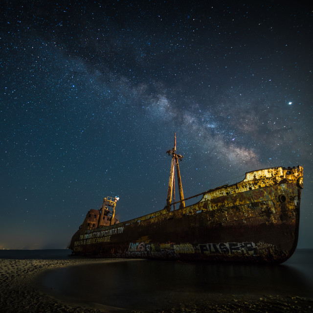"Dimitrios Shipwreck" by Andrew Gray Photography - £25.00 "Dimitrios Shipwreck" stock image