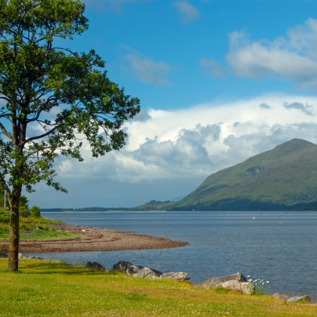 "Loch Linnhe, Fort William." stock image