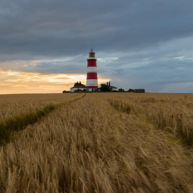 "Happisburgh Lighthouse" by Russell Waite Photography - $26.93 "Happisburgh Lighthouse" stock image