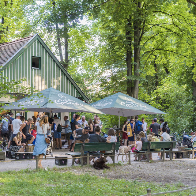 "Fräulein Grüneis Kiosk" stock image