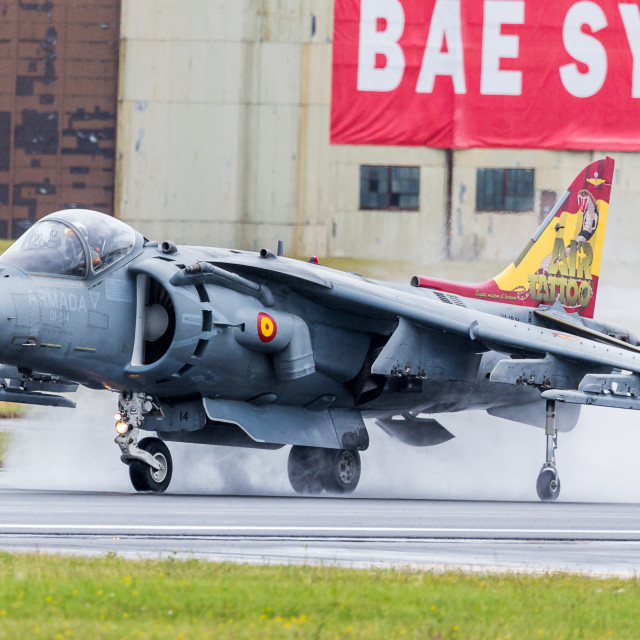 "Spanish Navy EAV-8B Harrier II Plus" stock image