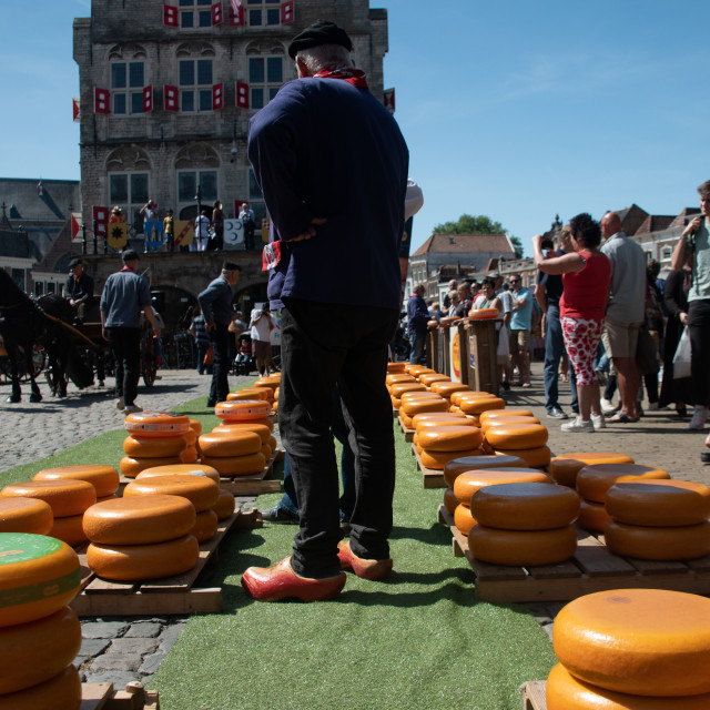"Dutch Cheese market in of City Alkmaar" by frederik enneman - £20.00 "Dutch Cheese market in of City Alkmaar" stock image