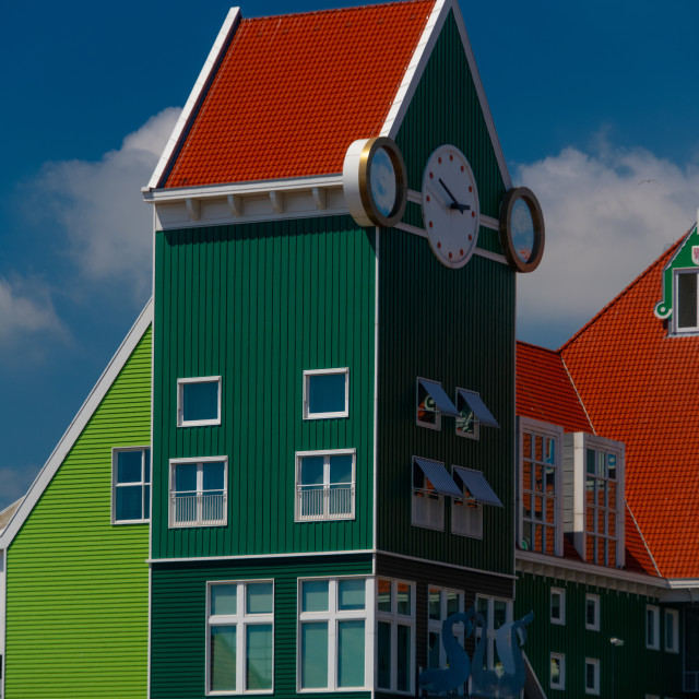 "Church from inner City of Zaanstad Netherlands" by frederik enneman - £20.00 "Church from inner City of Zaanstad Netherlands" stock image