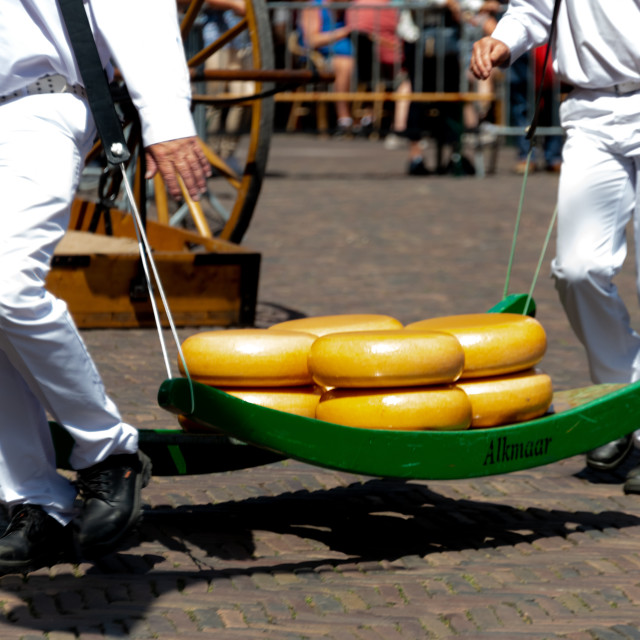 "Dutch Cheese market in of City Alkmaar" by frederik enneman - £20.00 "Dutch Cheese market in of City Alkmaar" stock image