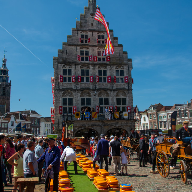 "Dutch Cheese market in of City Gouda" by frederik enneman - £20.00 "Dutch Cheese market in of City Gouda" stock image