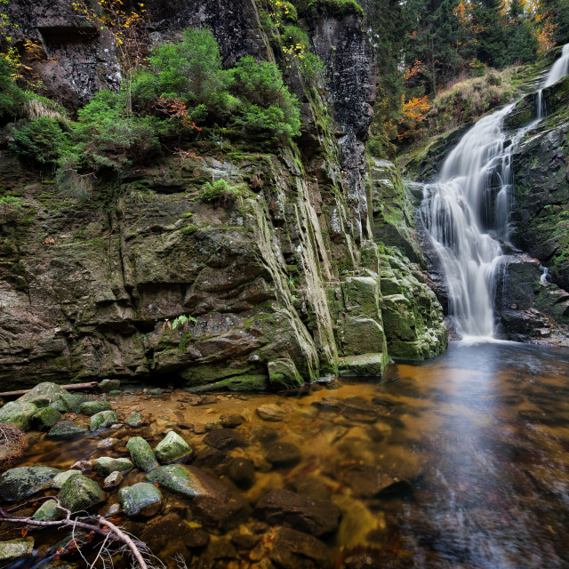 "Kamienczyk Waterfall in Poland" stock image