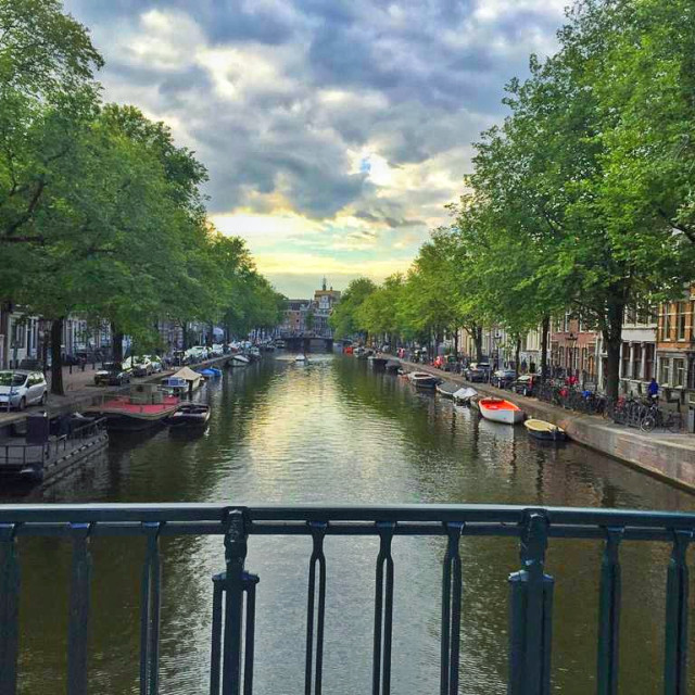"Amsterdam canals" stock image
