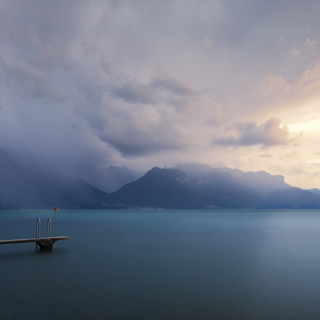 "Tempest coming" stock image