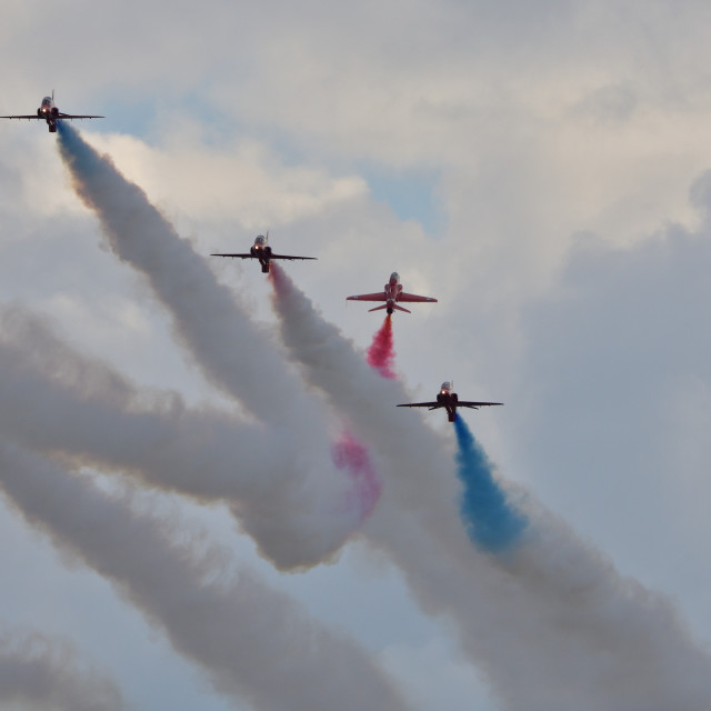 "RAF Red Arrows" stock image