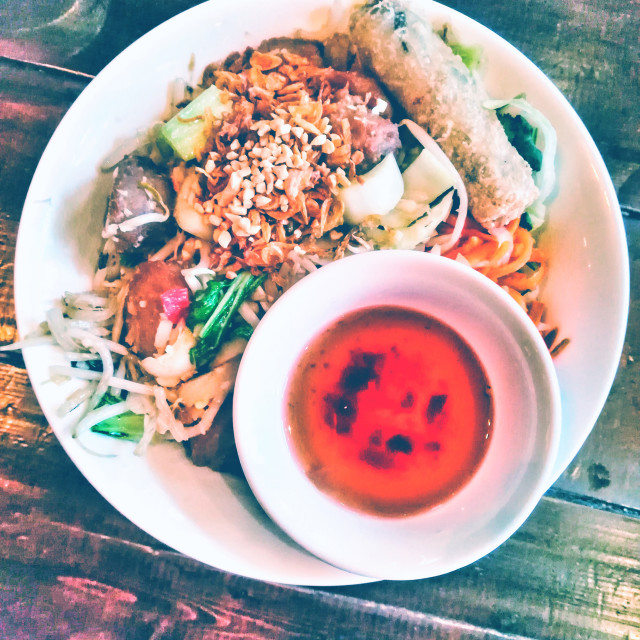 "Vietnamese bowl of goodness" stock image