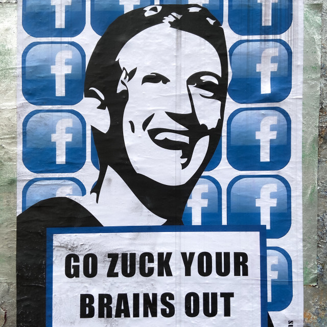 "Go zuck your brains out!" stock image