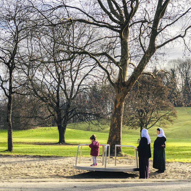 "Luitpoldpark Playground" stock image