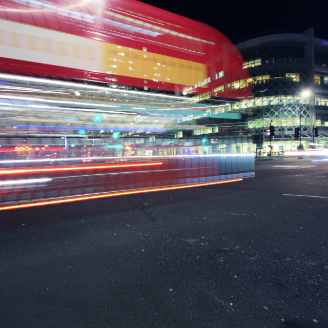 "Transitioning to light speed" stock image