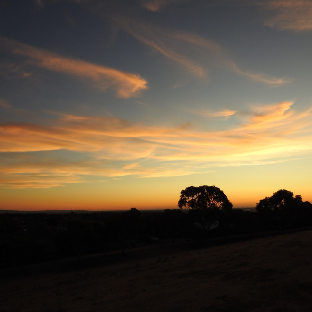 "Sunset adelaide" stock image