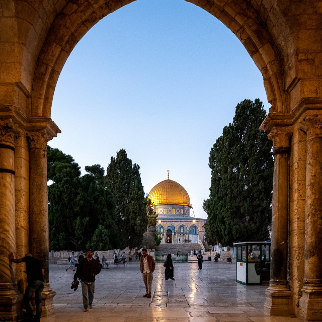 "The Haram al-Sharif" stock image