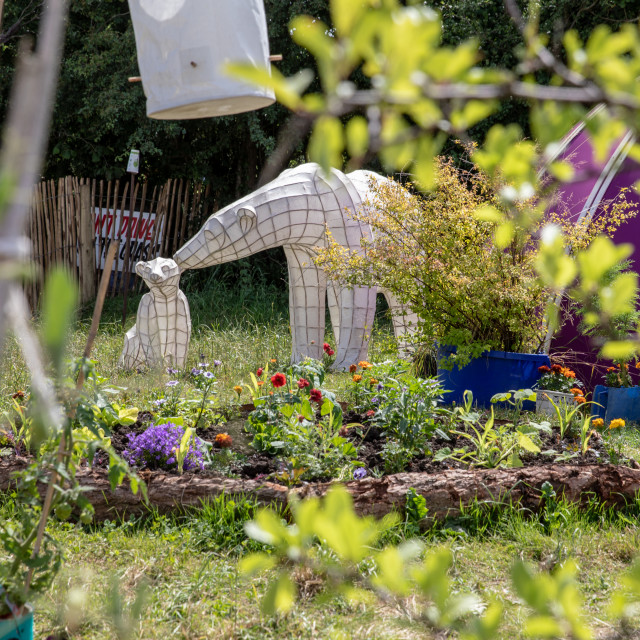 "Glastonbury Festival 2019" stock image