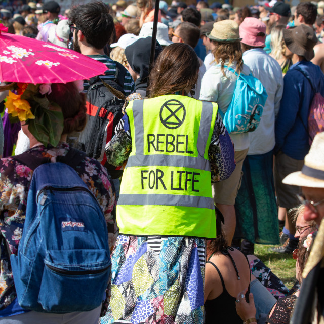 "Glastonbury Festival 2019" stock image