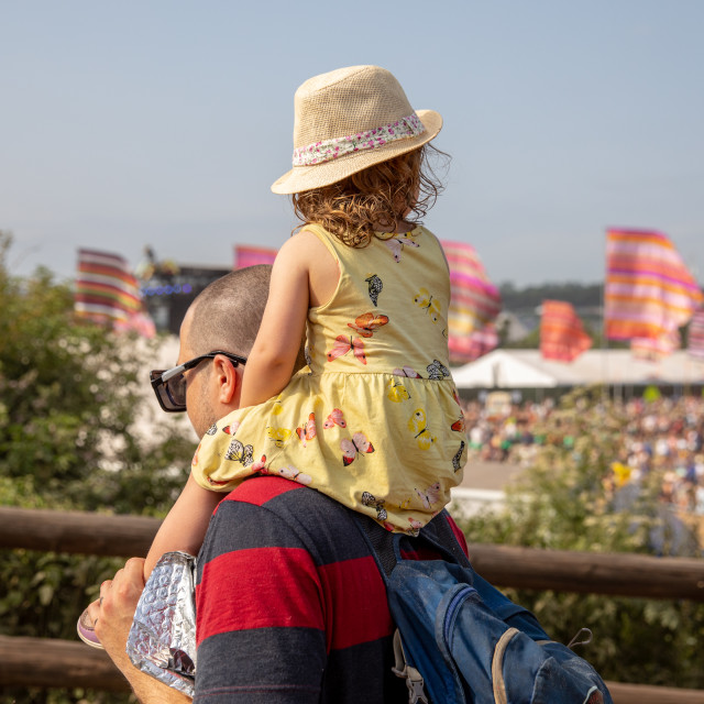 "Glastonbury Festival 2019" stock image