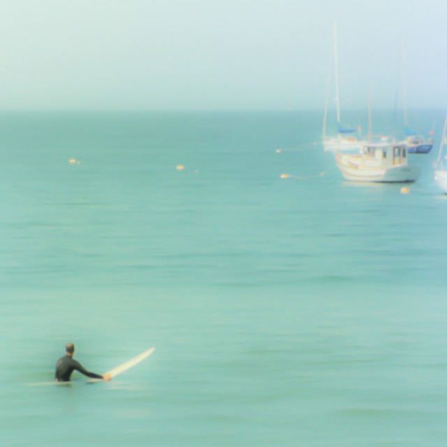 "Surfers waiting for a wave" by JOHN MOUNT - $25.14 "Surfers waiting for a wave" stock image