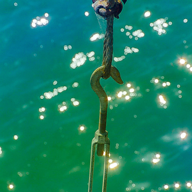 "Fishing Boat hook" by JOHN MOUNT - $25.14 "Fishing Boat hook" stock image