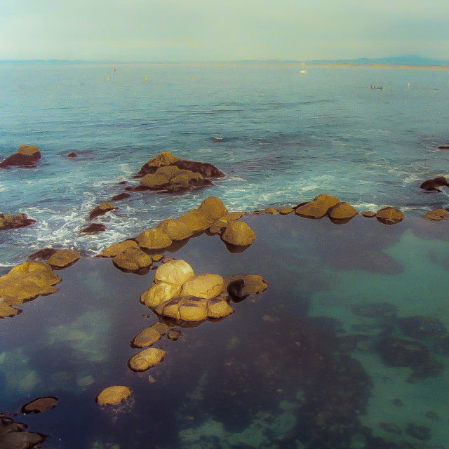 "Monterey Bay - view from the Monterey Aquarium" by JOHN MOUNT - $25.14 "Monterey Bay - view from the Monterey Aquarium" stock image
