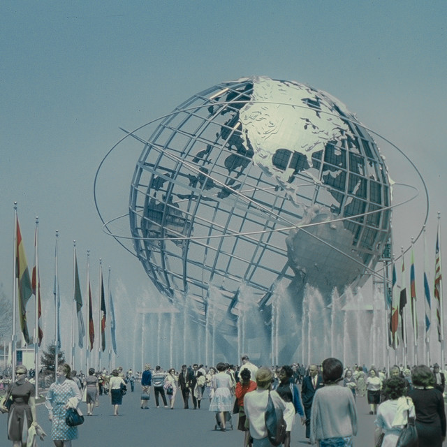 "1964 Worlds Fair in Queens, NY" by JOHN MOUNT - $24.67 "1964 Worlds Fair in Queens, NY" stock image