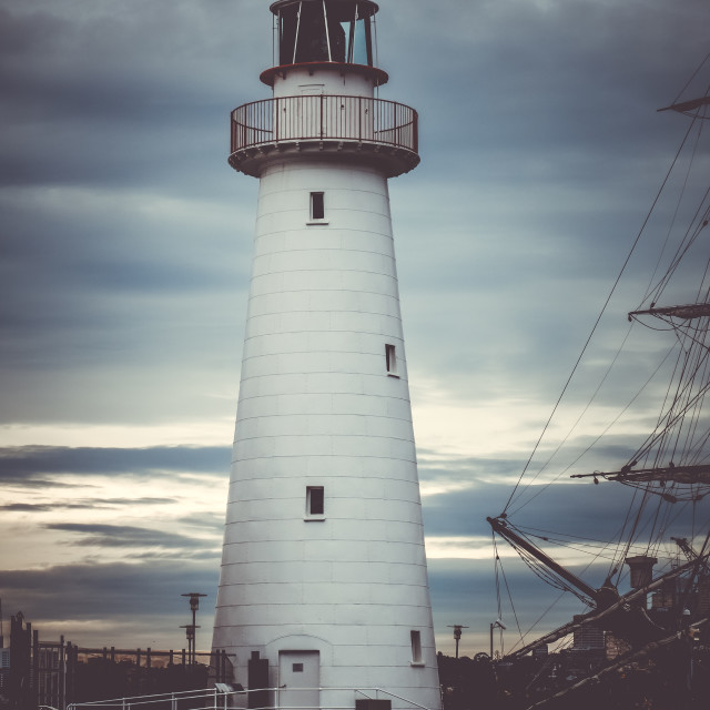"Darling Harbour lighthouse, Sydney, Australia" stock image