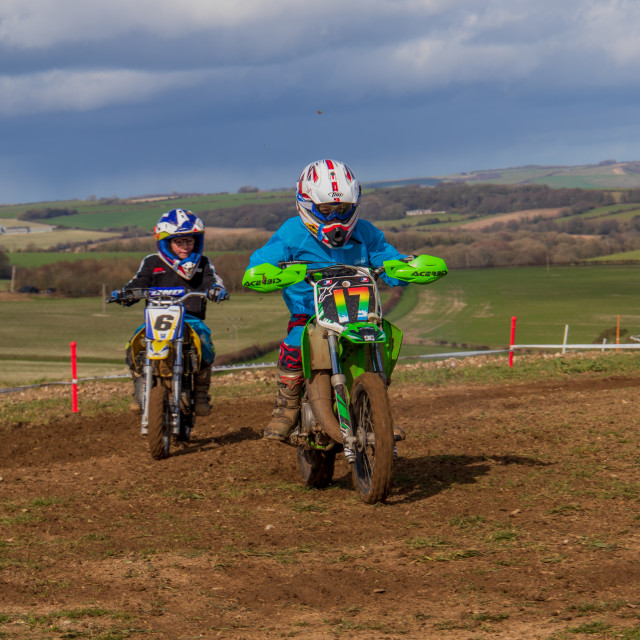 "Hampton MX 29th March 2020" by Dorset Rural Photography - £5.00 "Hampton MX 29th March 2020" stock image