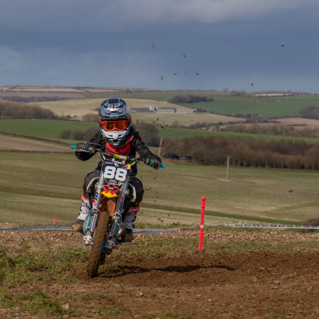 "Hampton MX 29th March 2020" by Dorset Rural Photography - £5.00 "Hampton MX 29th March 2020" stock image