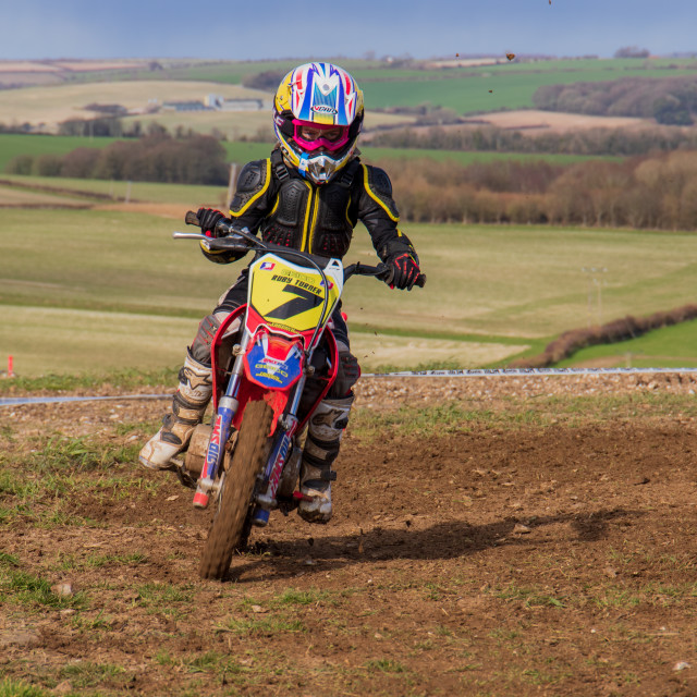 "Hampton MX 29th March 2020" by Dorset Rural Photography - £5.00 "Hampton MX 29th March 2020" stock image