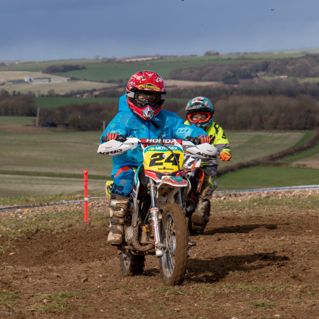 "Hampton MX 29th March 2020" by Dorset Rural Photography - £5.00 "Hampton MX 29th March 2020" stock image
