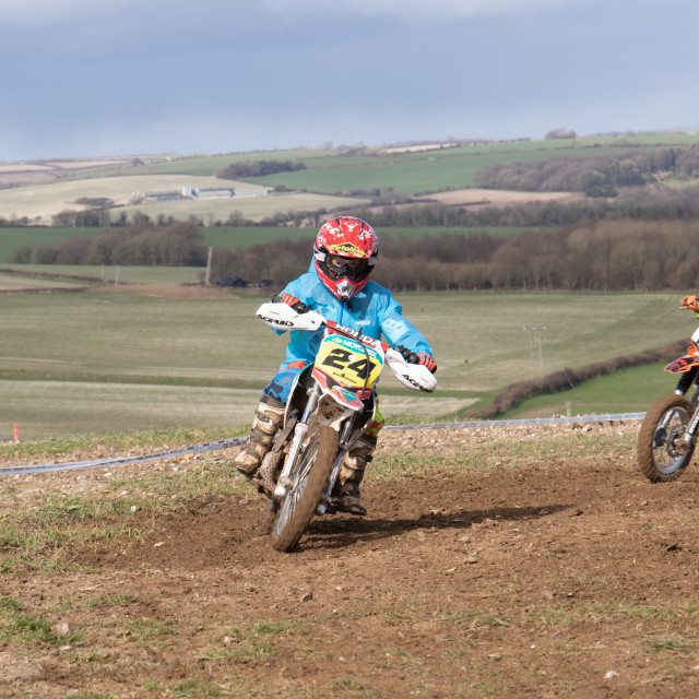"Hampton MX 29th March 2020" by Dorset Rural Photography - £5.00 "Hampton MX 29th March 2020" stock image