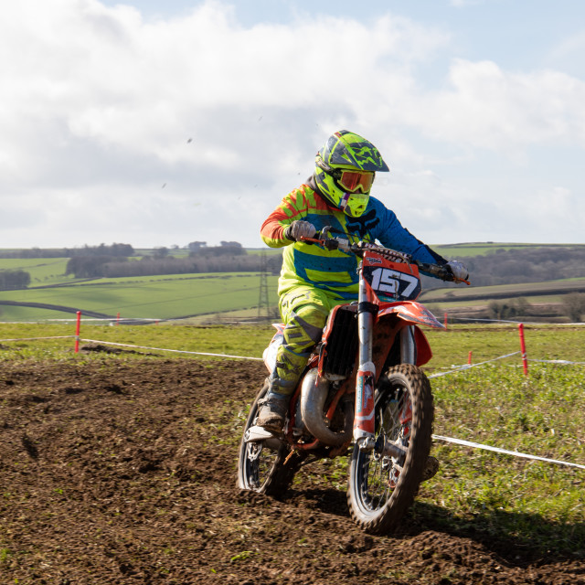 "Hampton MX 29th Feb 2020" by Dorset Rural Photography - £5.00 "Hampton MX 29th Feb 2020" stock image