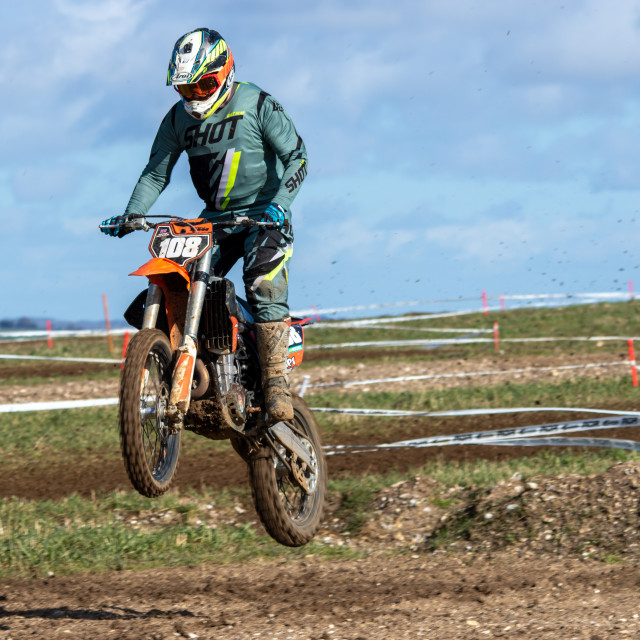 "Hampton MX 29th Feb 2020" by Dorset Rural Photography - £5.00 "Hampton MX 29th Feb 2020" stock image