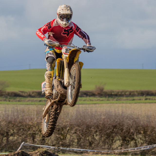 "Hampton MX 29th Feb 2020" by Dorset Rural Photography - £5.00 "Hampton MX 29th Feb 2020" stock image