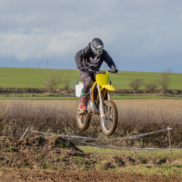 "Hampton MX 29th Feb 2020" by Dorset Rural Photography - £5.00 "Hampton MX 29th Feb 2020" stock image
