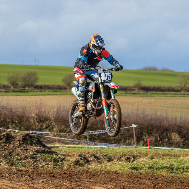 "Hampton MX 29th Feb 2020" by Dorset Rural Photography - £5.00 "Hampton MX 29th Feb 2020" stock image
